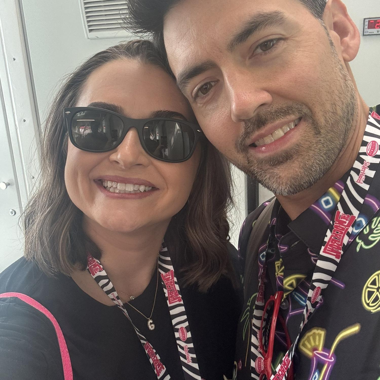 Day 1 of TRB and we had so much fun celebrating Megan’s robe year and neon night! Steve really got into the theme nights, which gave him extra bonus points 😍.