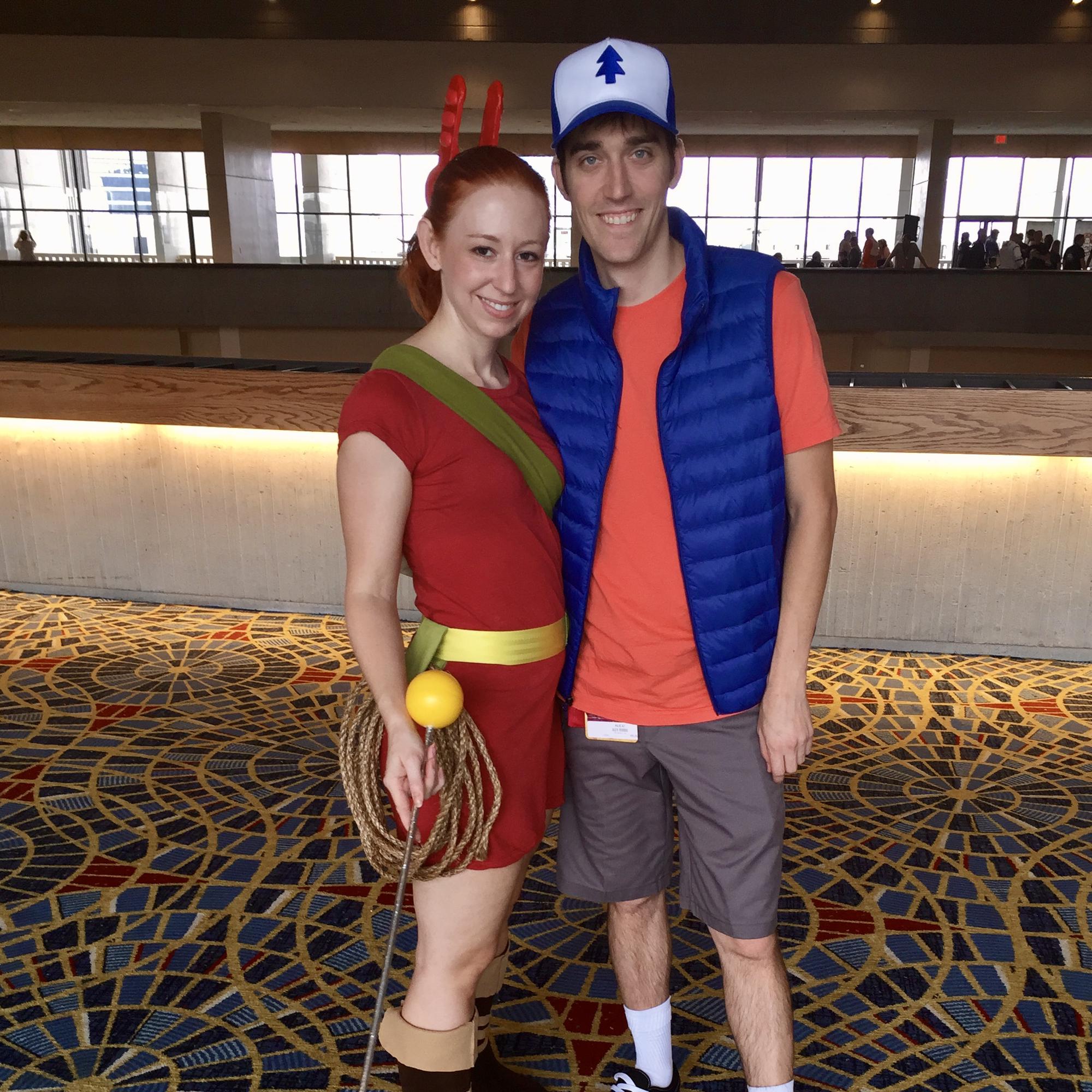 Dragon Con 2015. Arrietty (The Secret World of Arrietty) and Dipper (Gravity Falls)