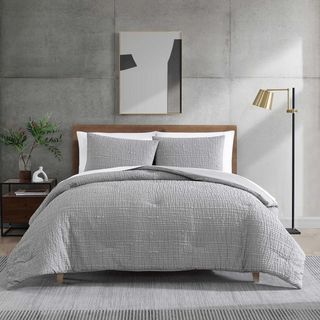 Serenity Wavy Lines 3-Piece Duvet Cover Set