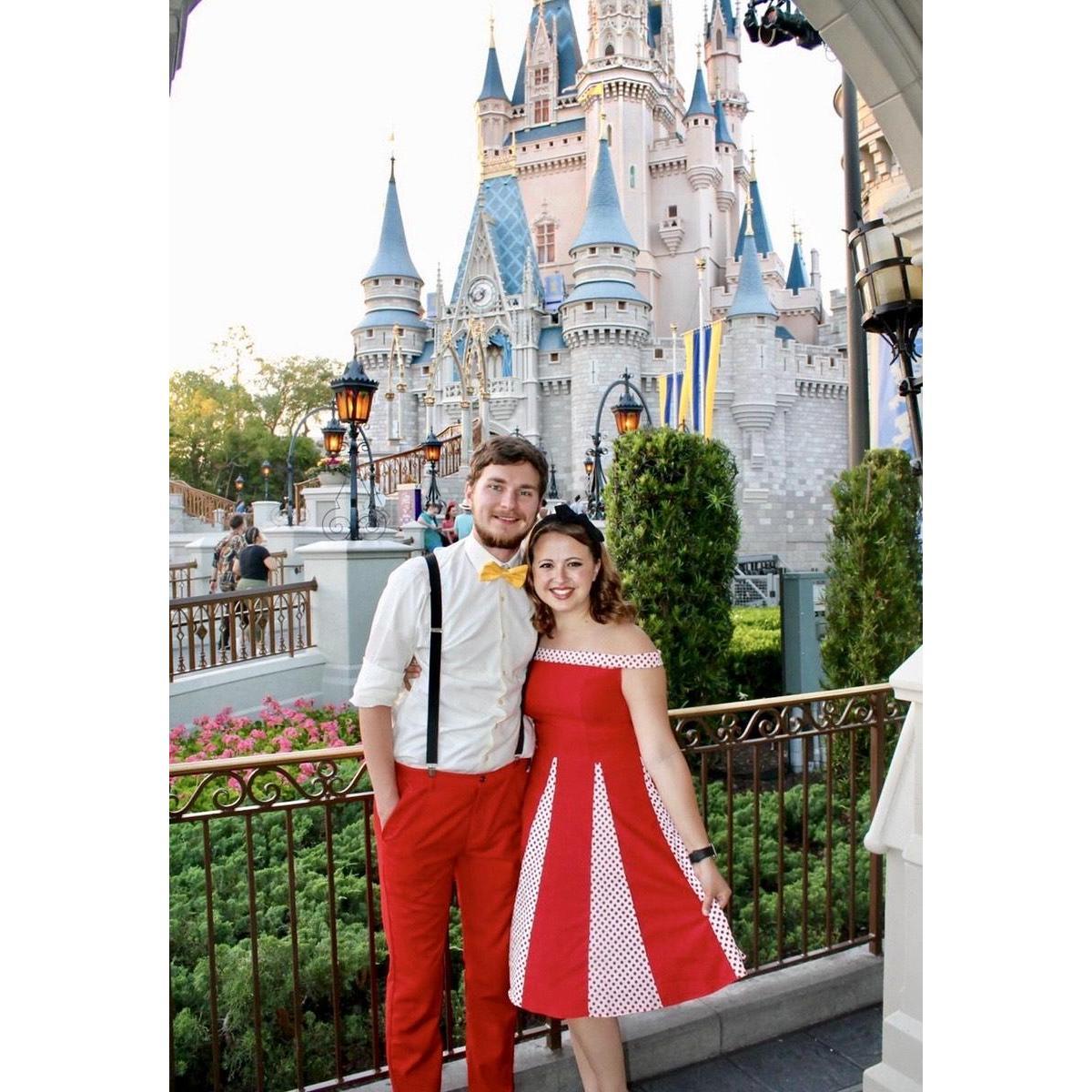 Our first Dapper Day at Disney World!
