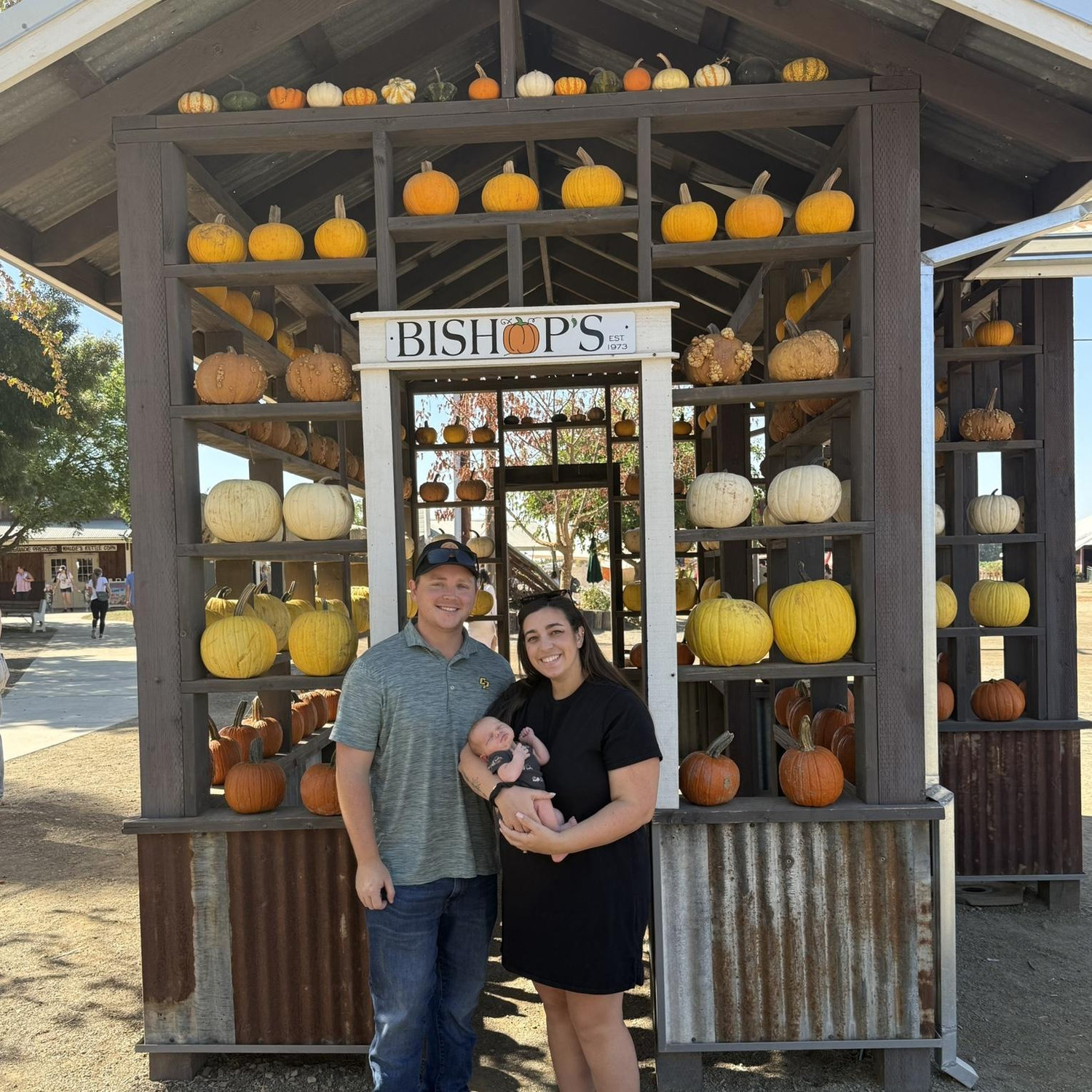 Bennett’s first visit to the pumpkin patch.
October 2025