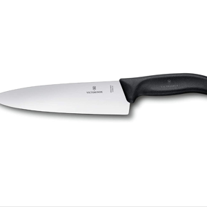 Victorinox Swiss Classic 8-Inch Chef's Knife with Straight-Edge Blade and Black Handle