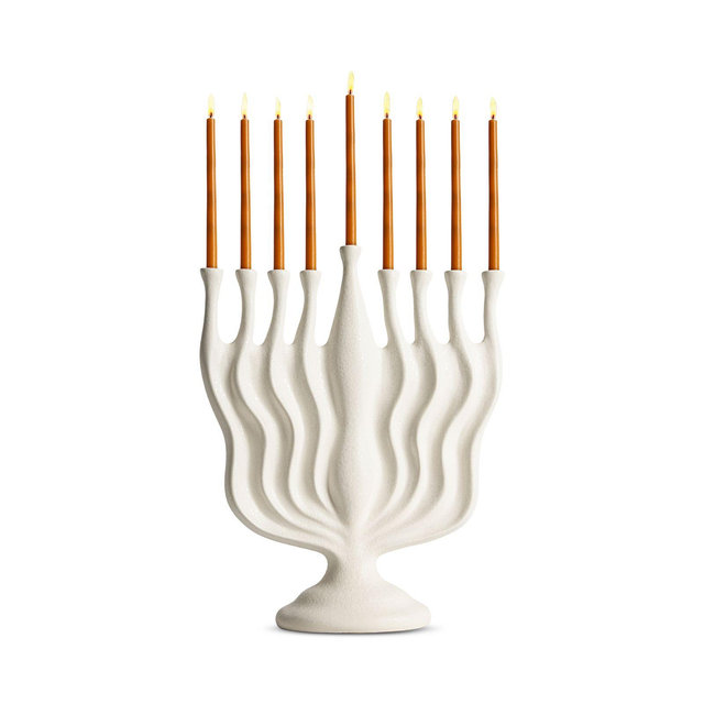 L'Objet Timna Menorah - White