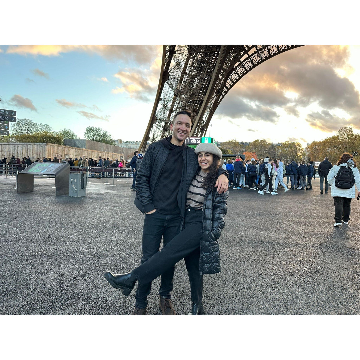 Under the Eiffel Tower