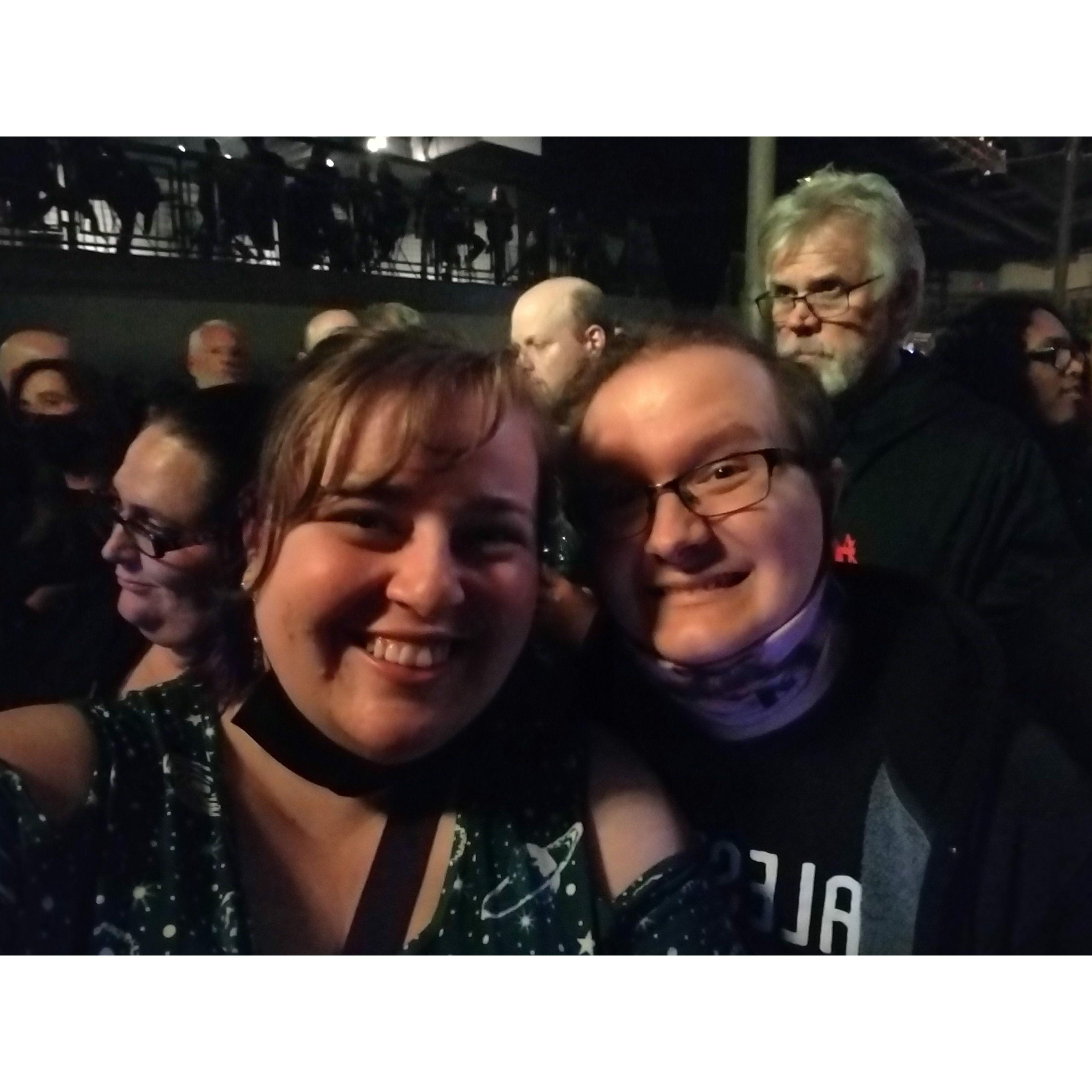 Our first concert (Halestorm)