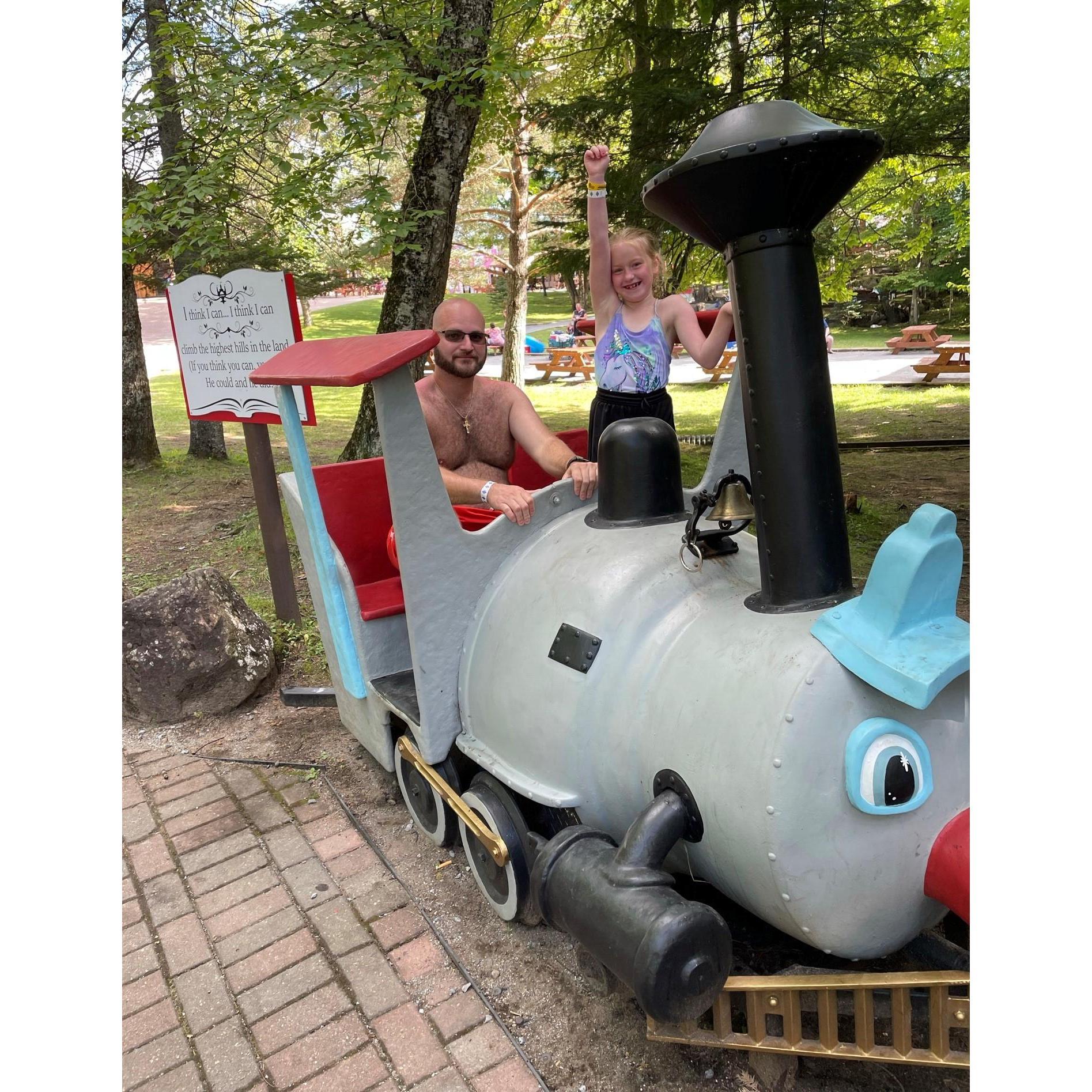 Instilling a love of trains starts young.