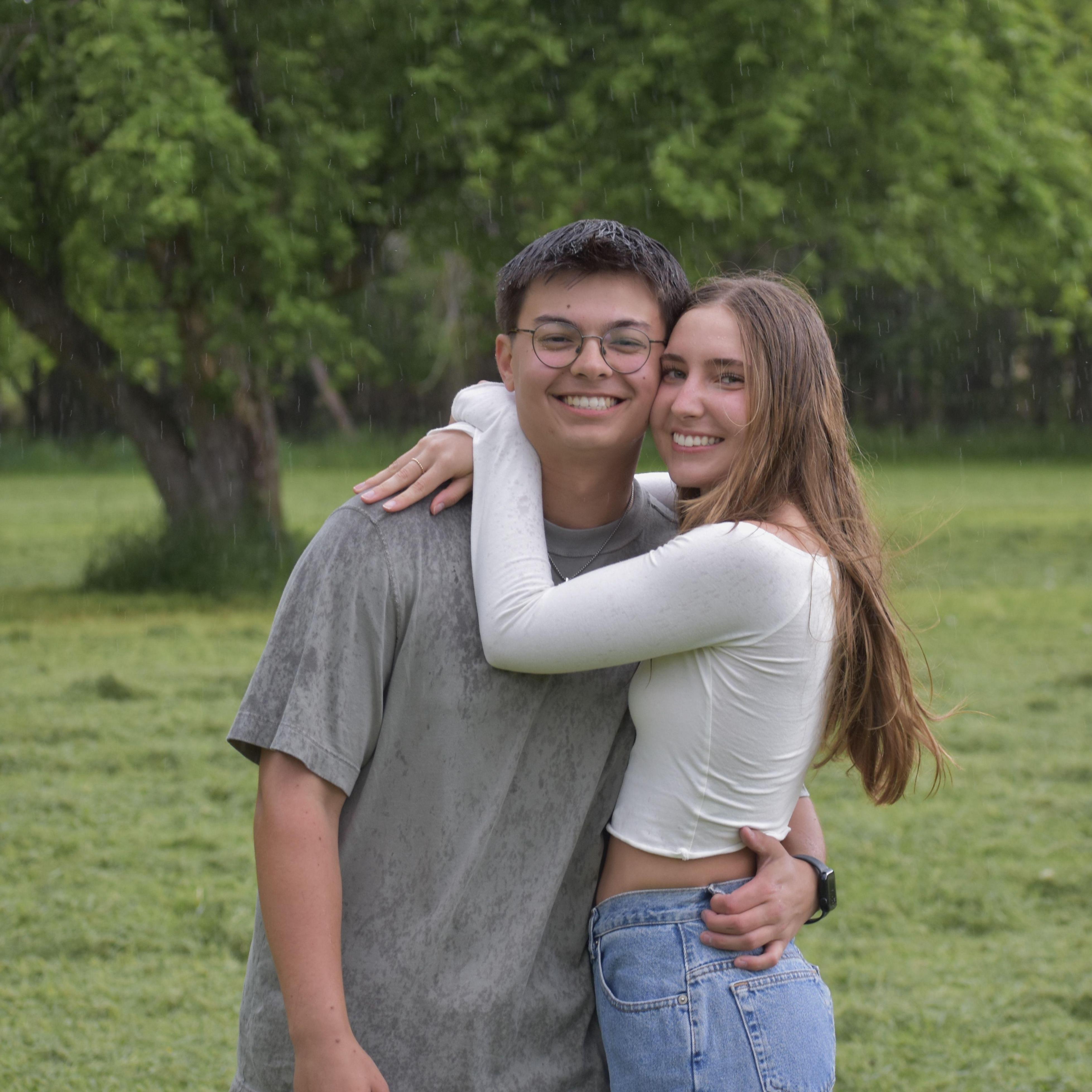 This is my favorite photo because you can see the rain :,) Movie moment!