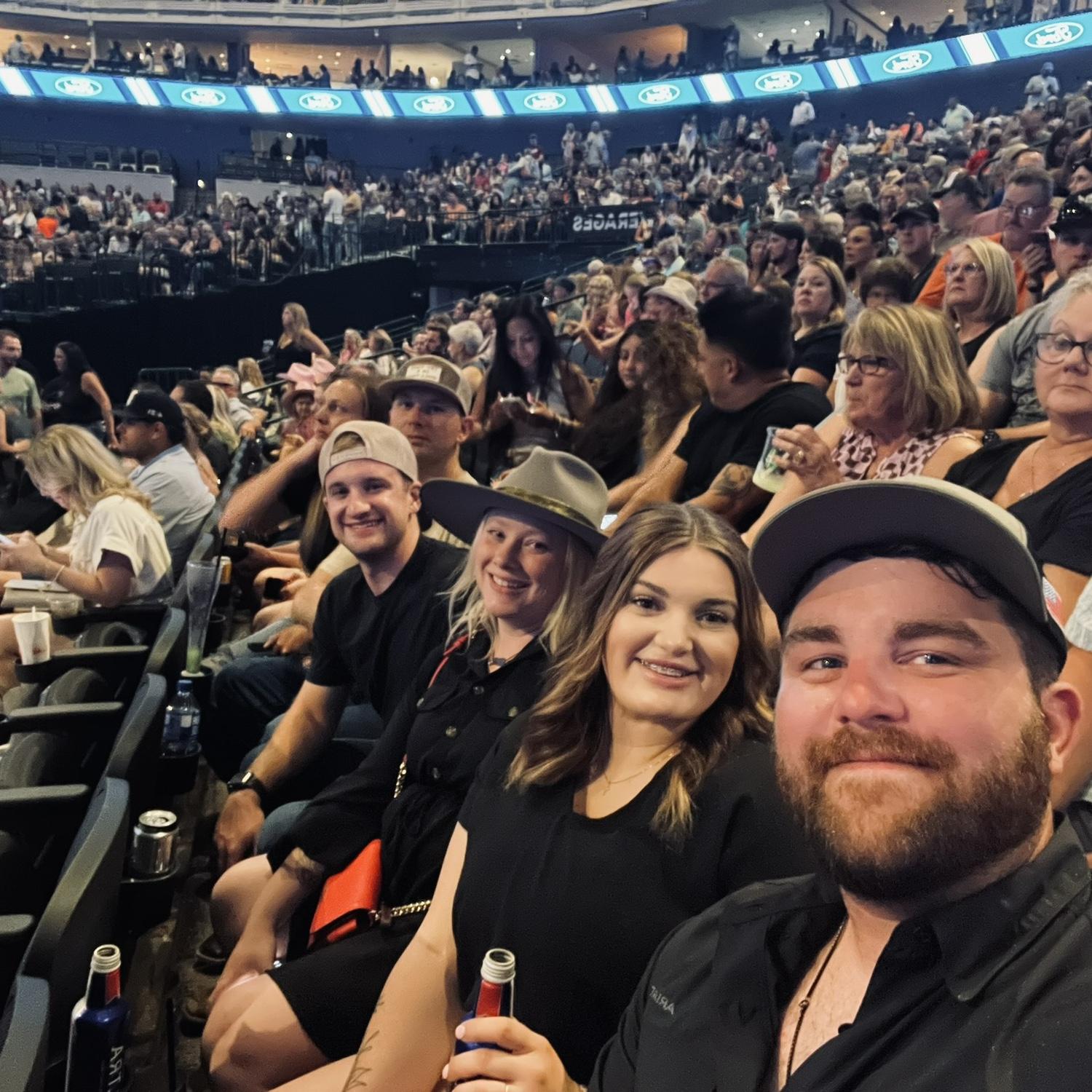 Our first concert together with some of our favorite people ever!!