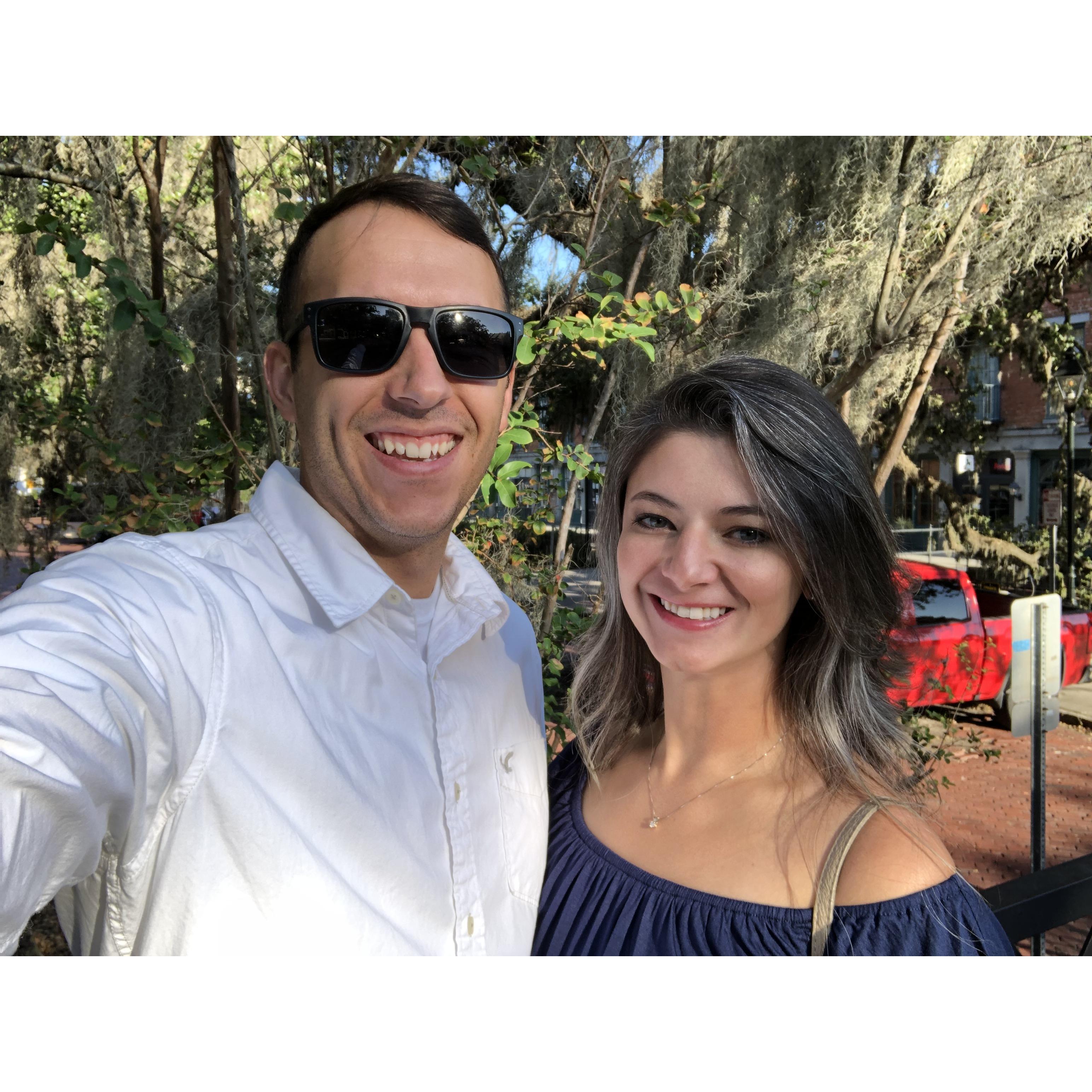 Post engagement photo brunch in beautiful Savannah.