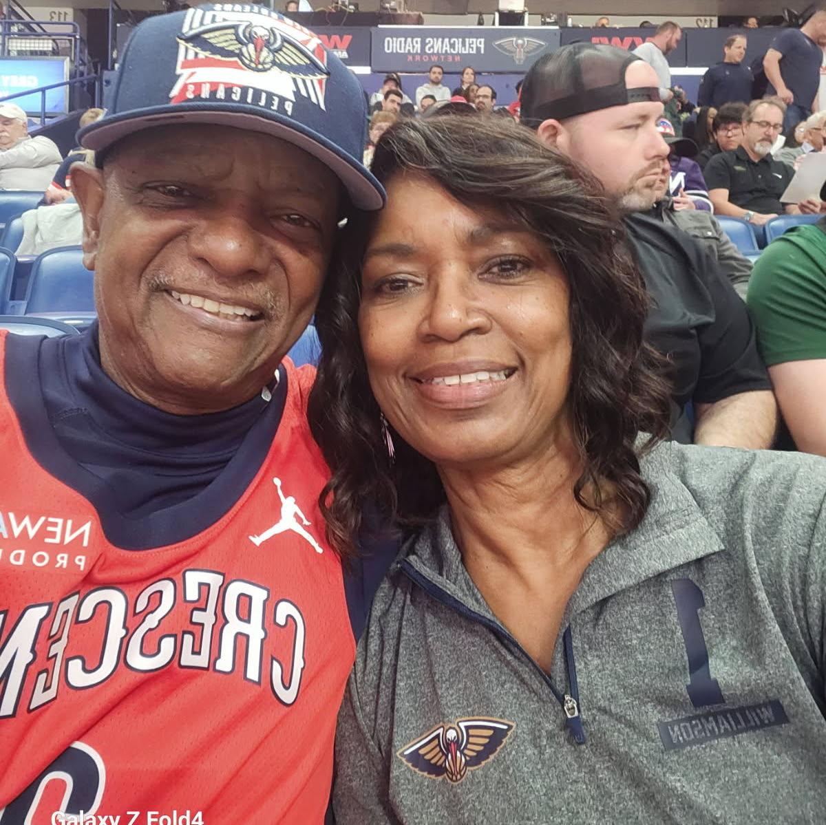 The next time we spoke was 3/16/2025. After a 2hr phone call, we went cruising in his vintage car, a few days later, a Pelicans game, then every game to the end of the season. And the rest is history.