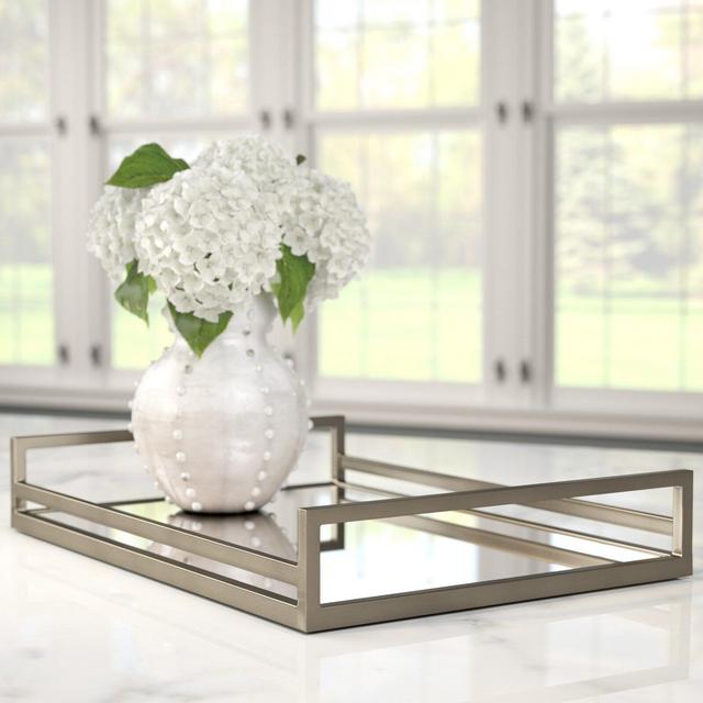 Rectangle Glass Accent Tray