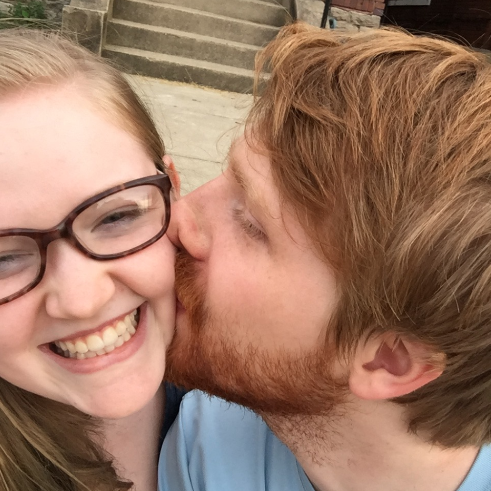We met on the fencing team in college, some say it was love at first stab.