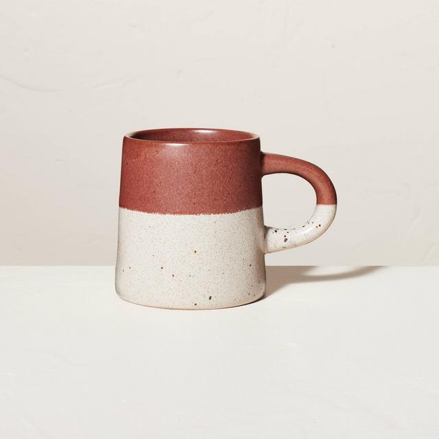 18oz Dipped Stoneware Mug Speckled Cinnamon - Hearth & Hand™ with Magnolia
