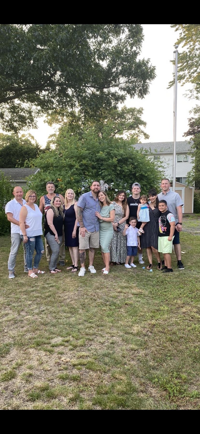 The day we got engaged!! With our beautiful families