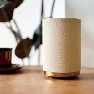 Fabric Essential Oil Diffuser, 110ml Aroma Diffuser with Night Light, 2 Mist Modes, 3 Light Settings, 4 Timer Modes, Auto Shut-Off, for Home Office Bedroom Decor