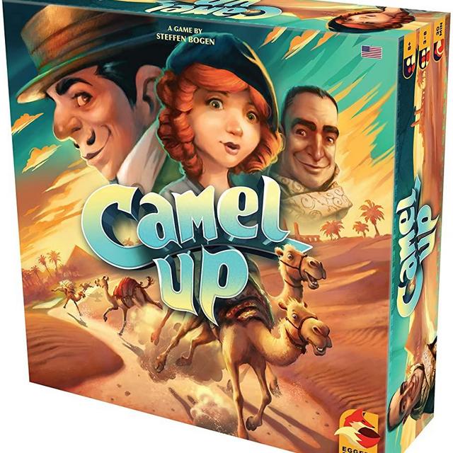Camel Up Board Game (Second Edition) | Strategy Board Game | Dice Game | Family Board Game for Adults and Kids | Ages 8 and up | 3 to 8 Players | Average Playtime 30-45 Minutes | Made by Eggertspiele