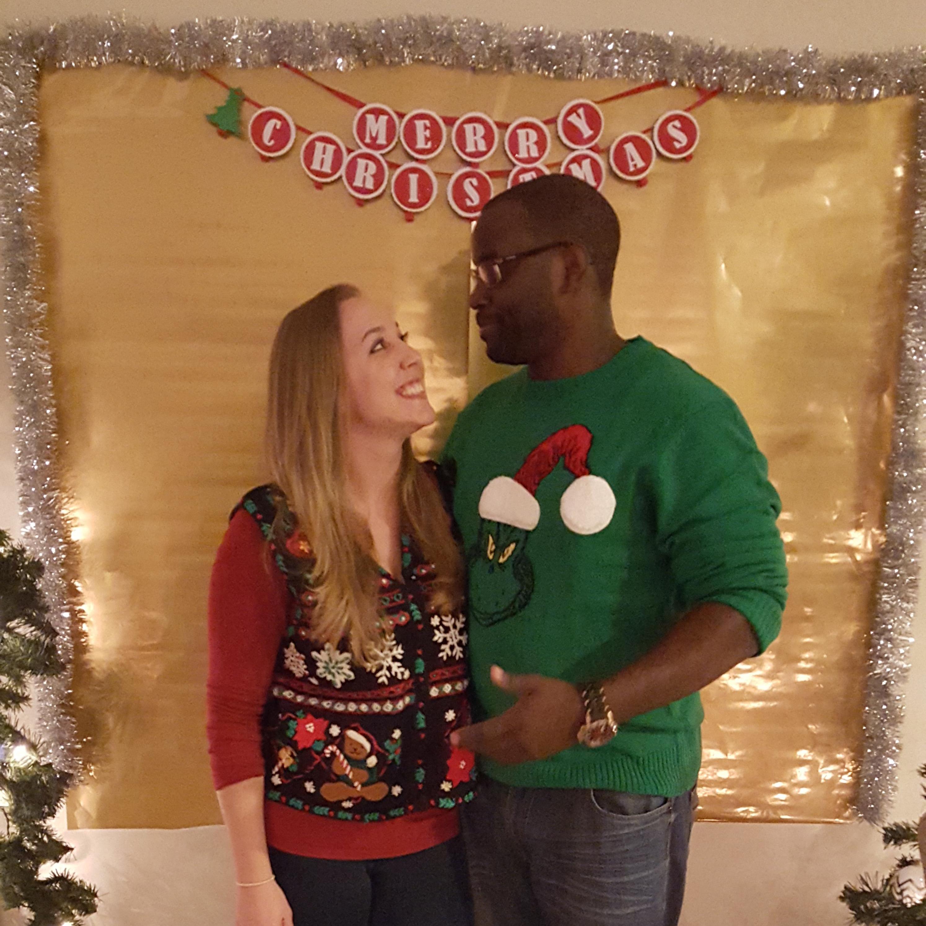 The actual reality of getting Anthony to take a picture with me..hahah! Love this man!
