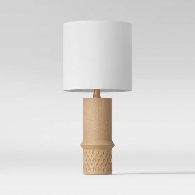 Textured Wood Dotted Accent Lamp Natural - Project 62&#8482;