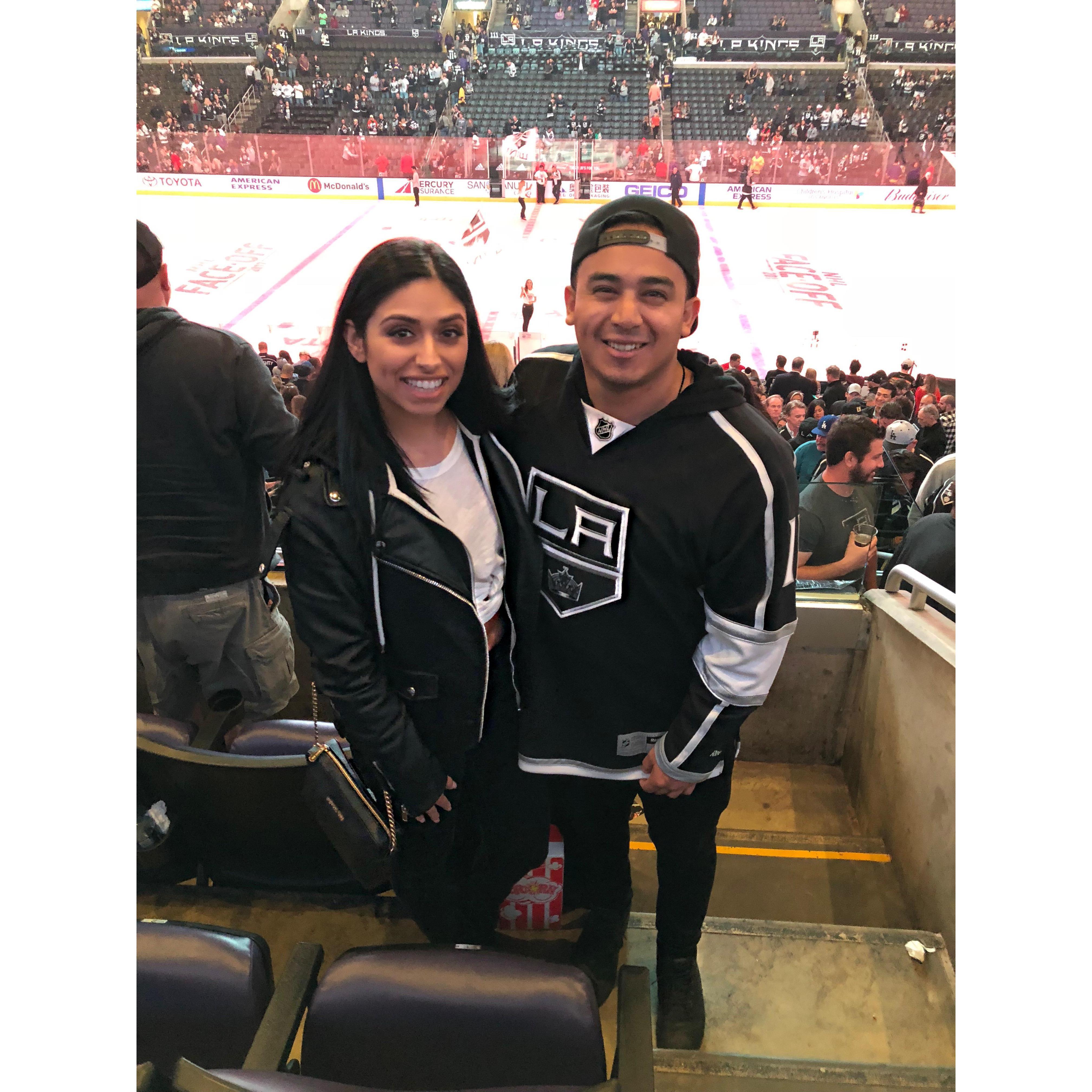 The night Melina found out she loved hockey and the Kings!