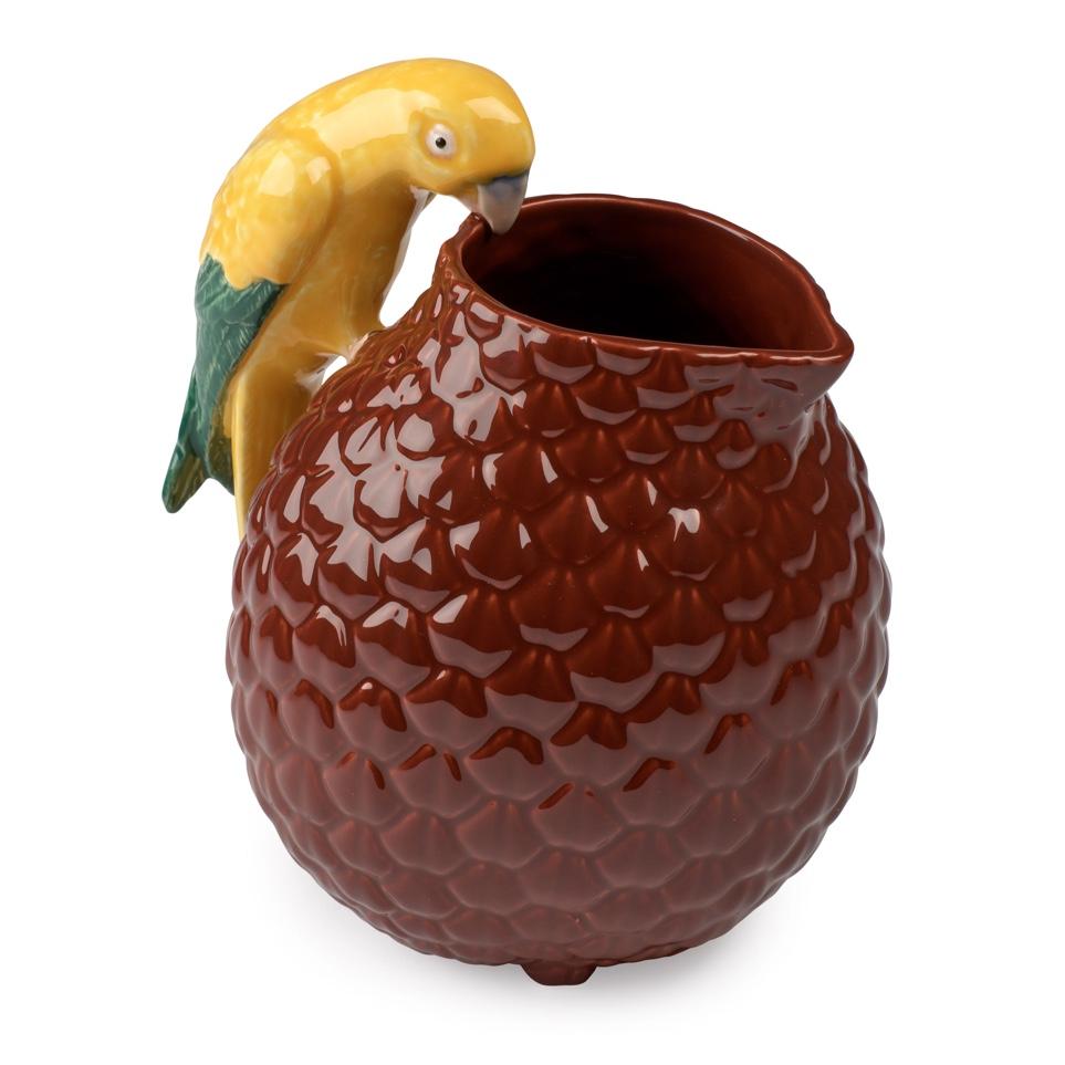 Bordallo Pinheiro - Amazonia Pitcher with Macaw, 68 oz