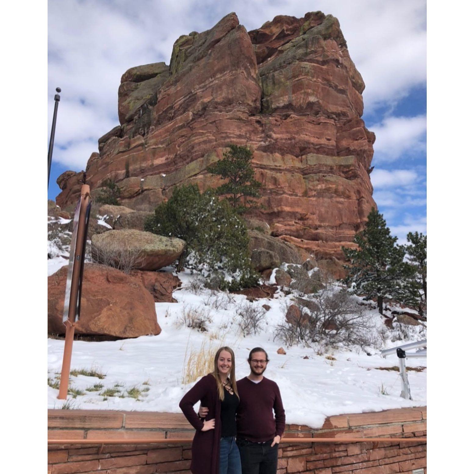 The red rock amphitheater in Colorado!
