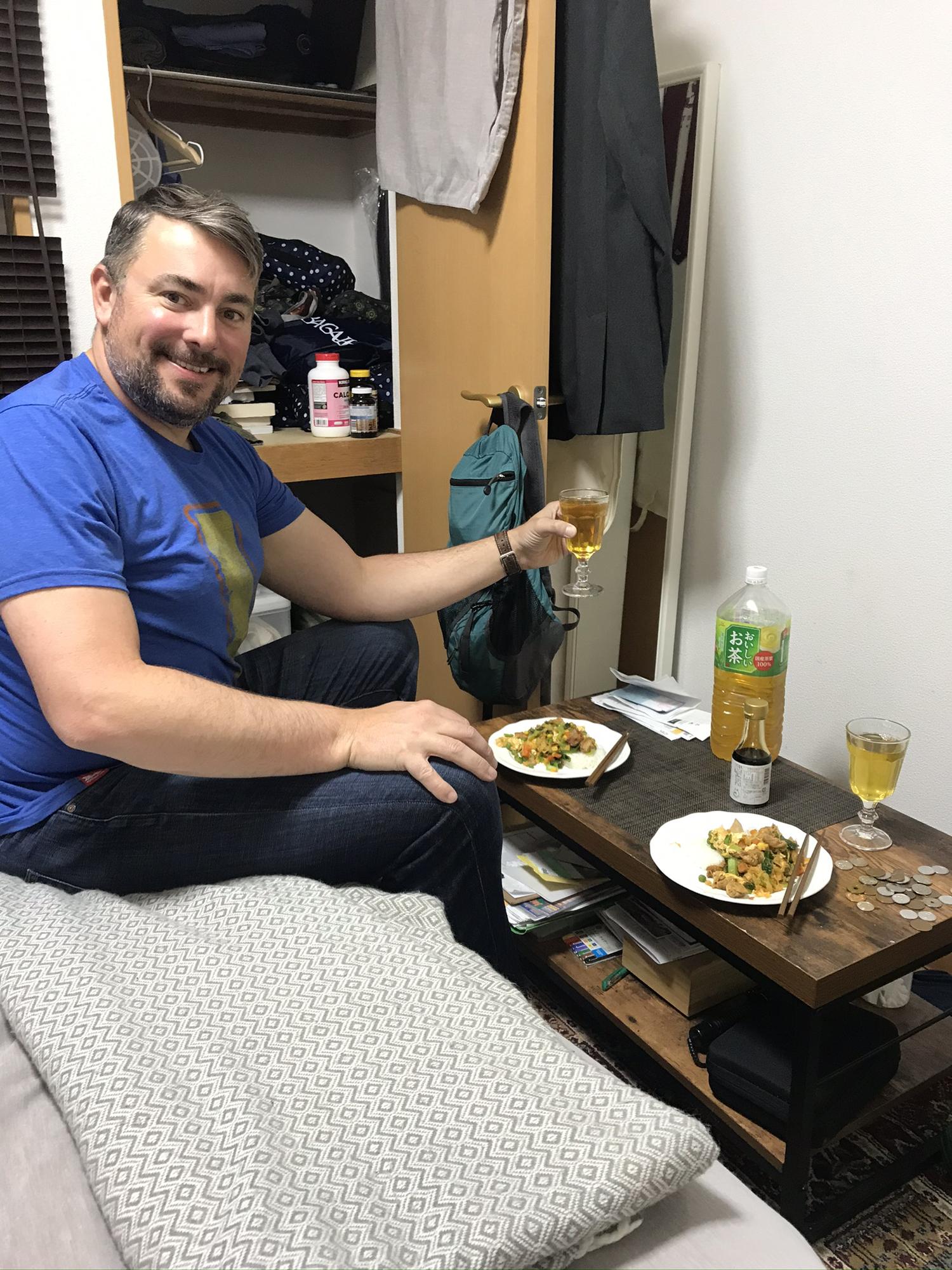 First month in Japan! COVID forced us to cook and spend way more time in our 172 sf apartment than we expected.