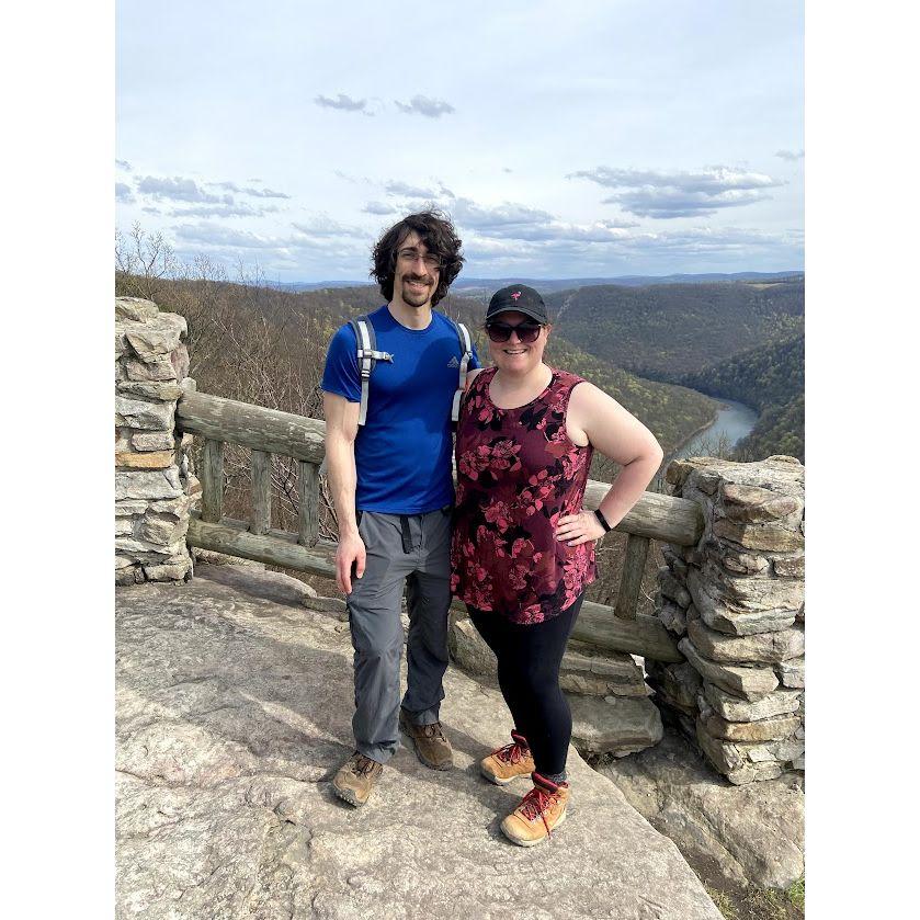Check out Bob's Pandemic hair! Cooper's Rock April 2021