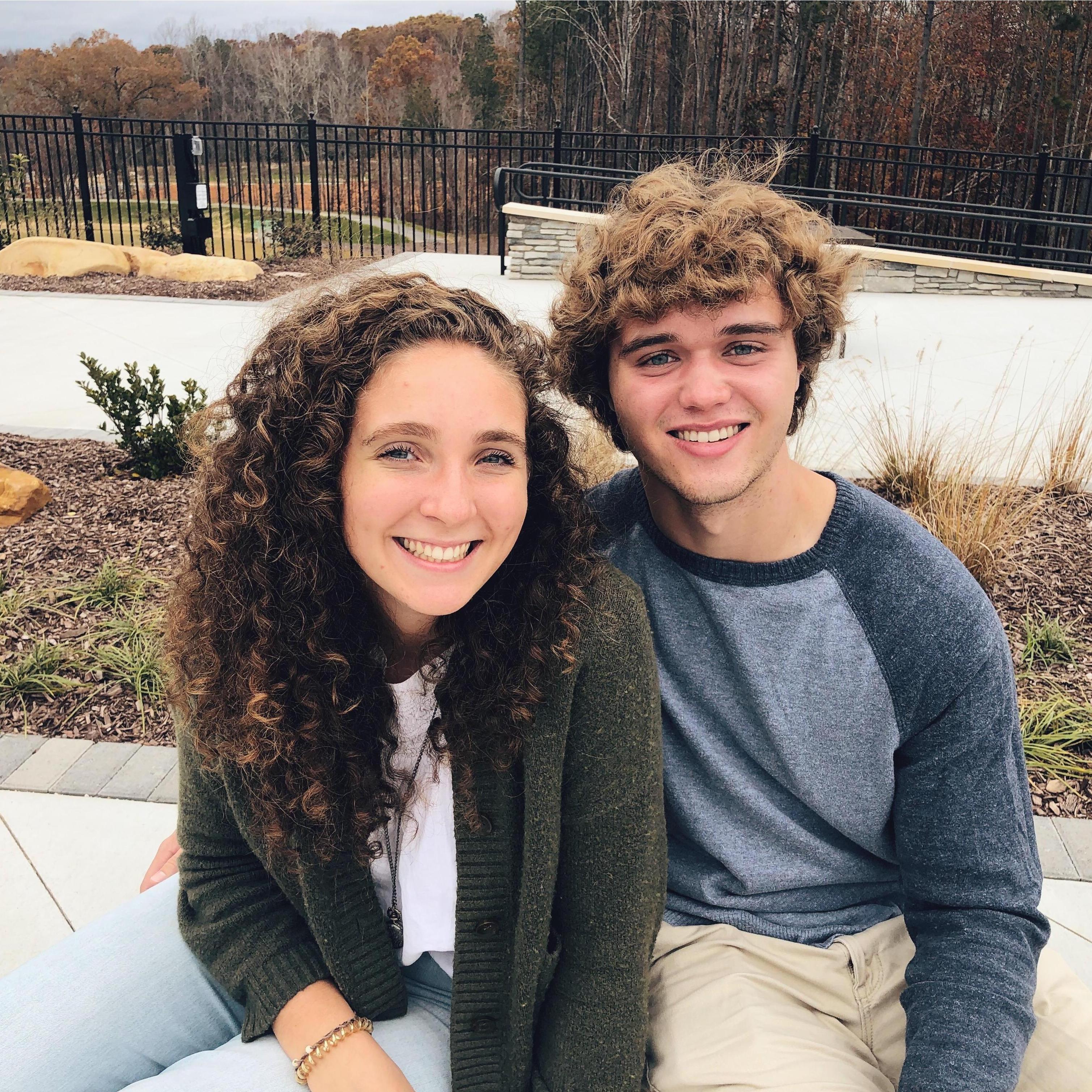 our first official photo together, taken by Walker's grandmother at Thanksgiving