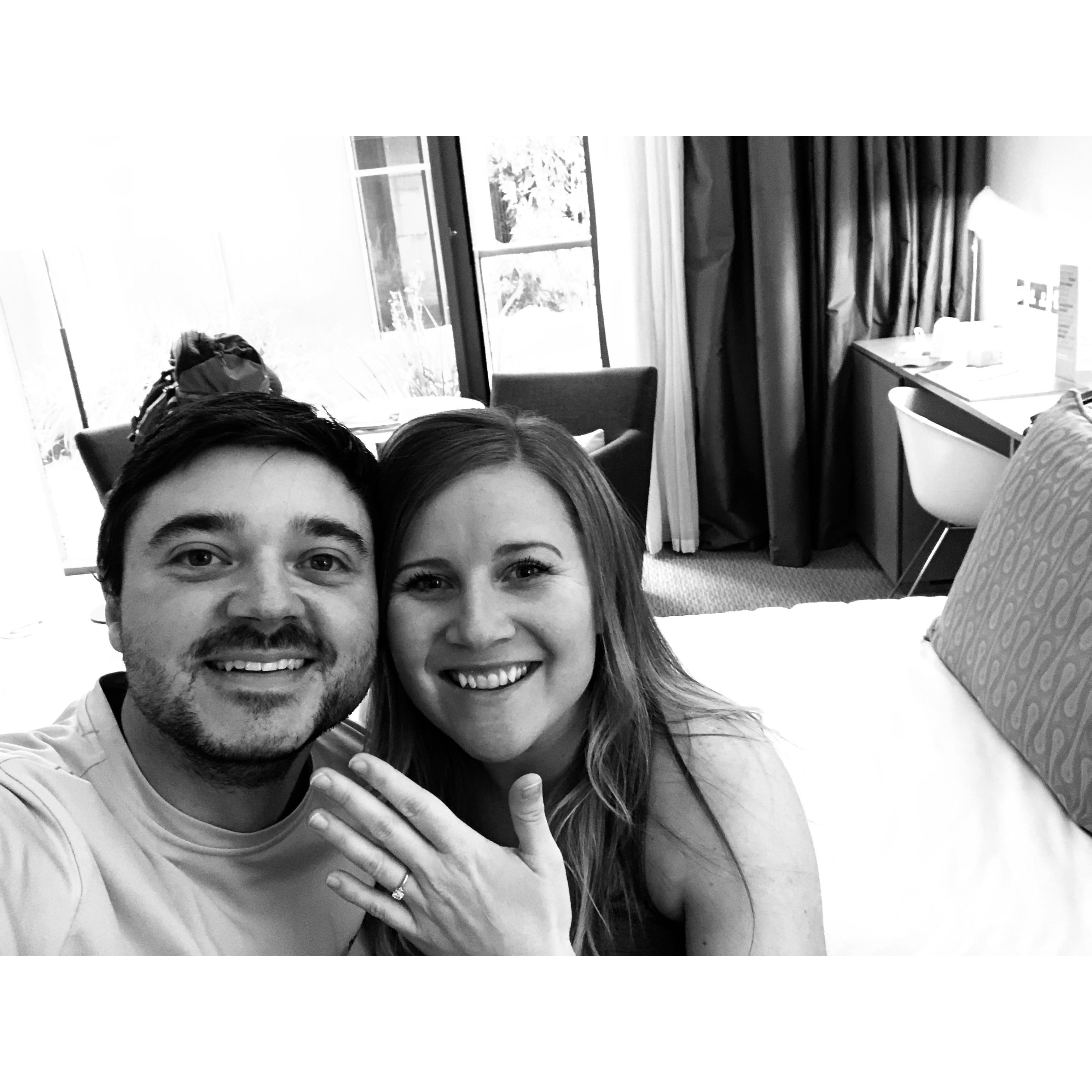 She said yes!