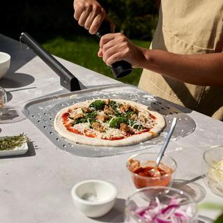BBQ+ Perforated Pizza Peel with Detachable Handle