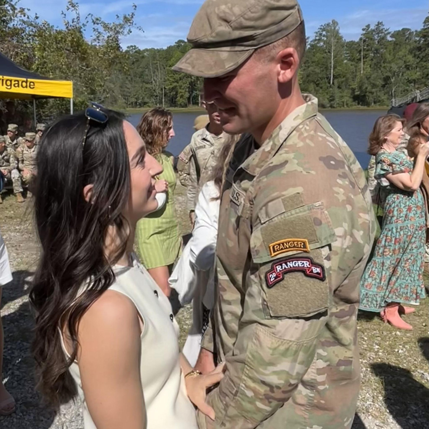 The first time we saw each other in 3 months