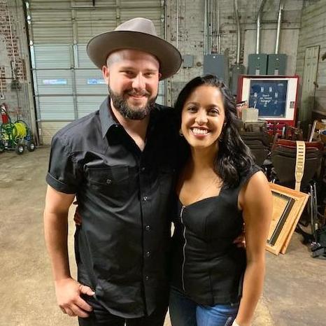Zack's band, The Delta Sons, performing a show at Hub City Brewing