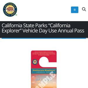 California Explorer Annual Day Use Pass