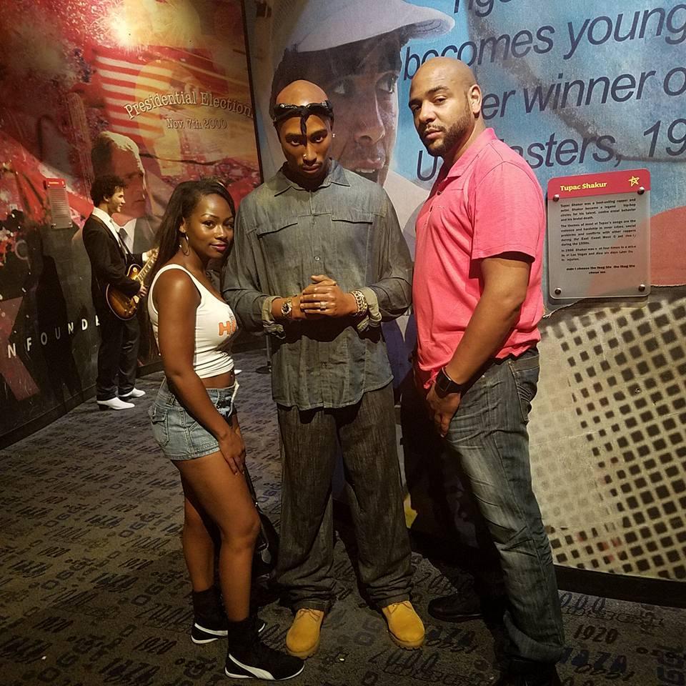 Hanging with Tupac at Madame Tussauds Wax Museum NYC