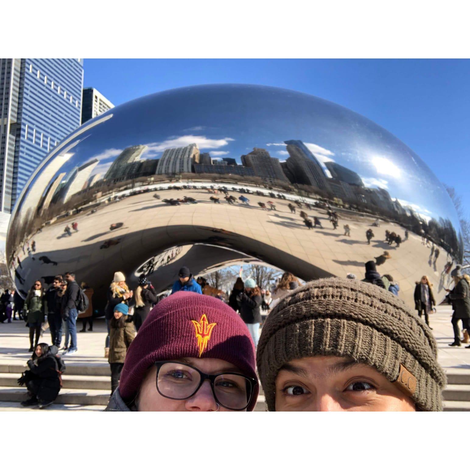 We went to Chicago one week after the POLAR VORTEX and almost froze!!!
