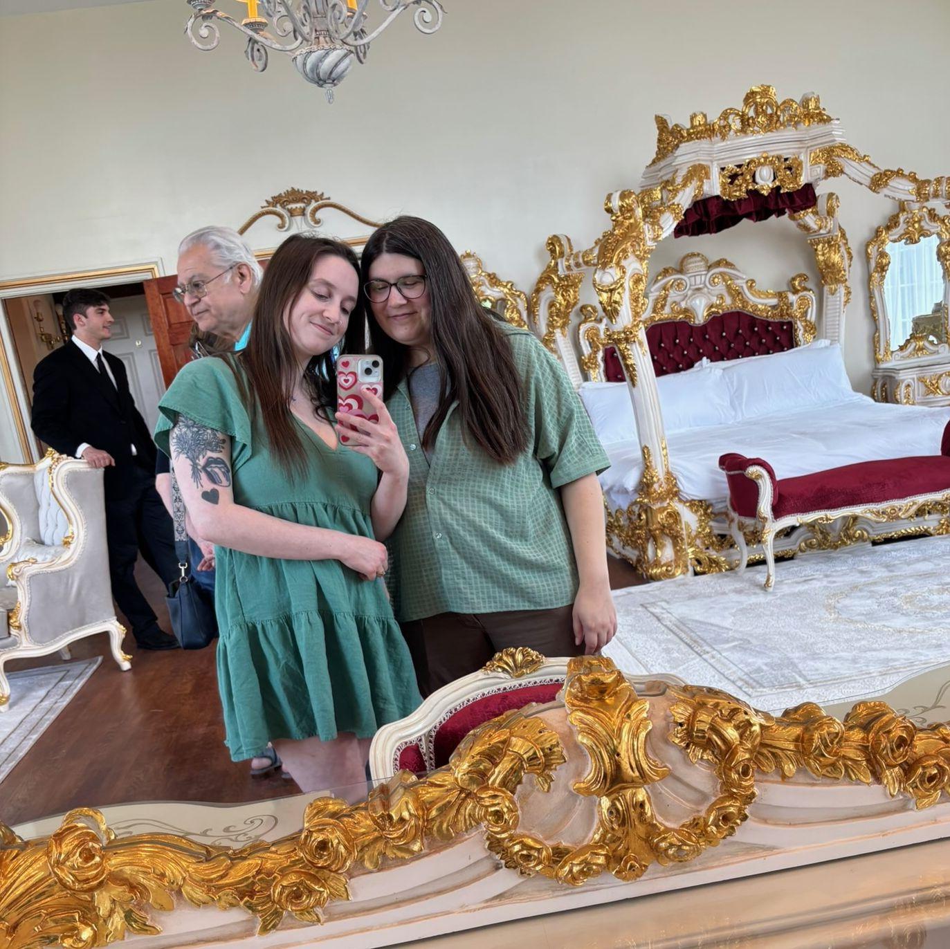 Showing our parents our venue! May 2025
