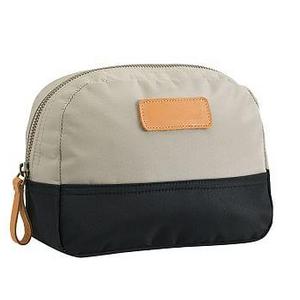 Rive Pouch, Taupe/Cognac