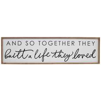 Built A Life They Loved Wood Wall Decor