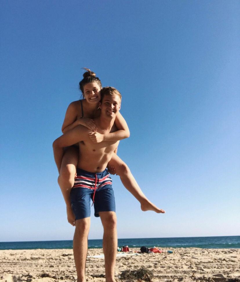 one of our many beach dates, 2019
