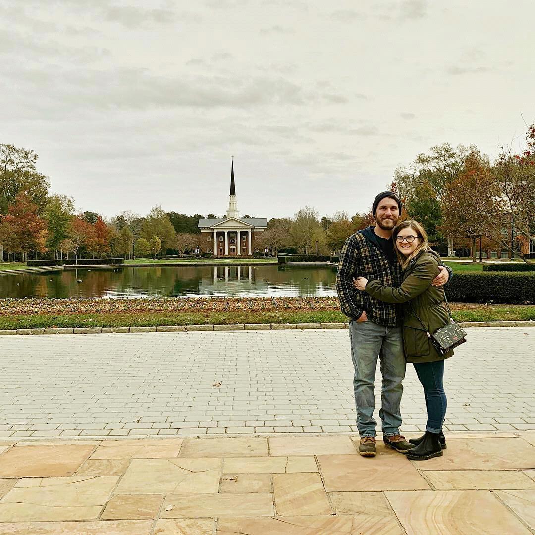 Dainee got to take Brycen back to her undergraduate college, Furman University, in 2018.