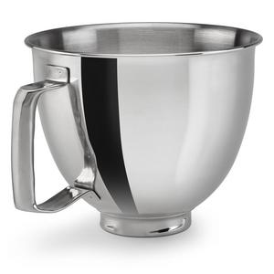 KitchenAid KSM35SSFP Polished Stainless Steel Bowl with Handle, Metallic