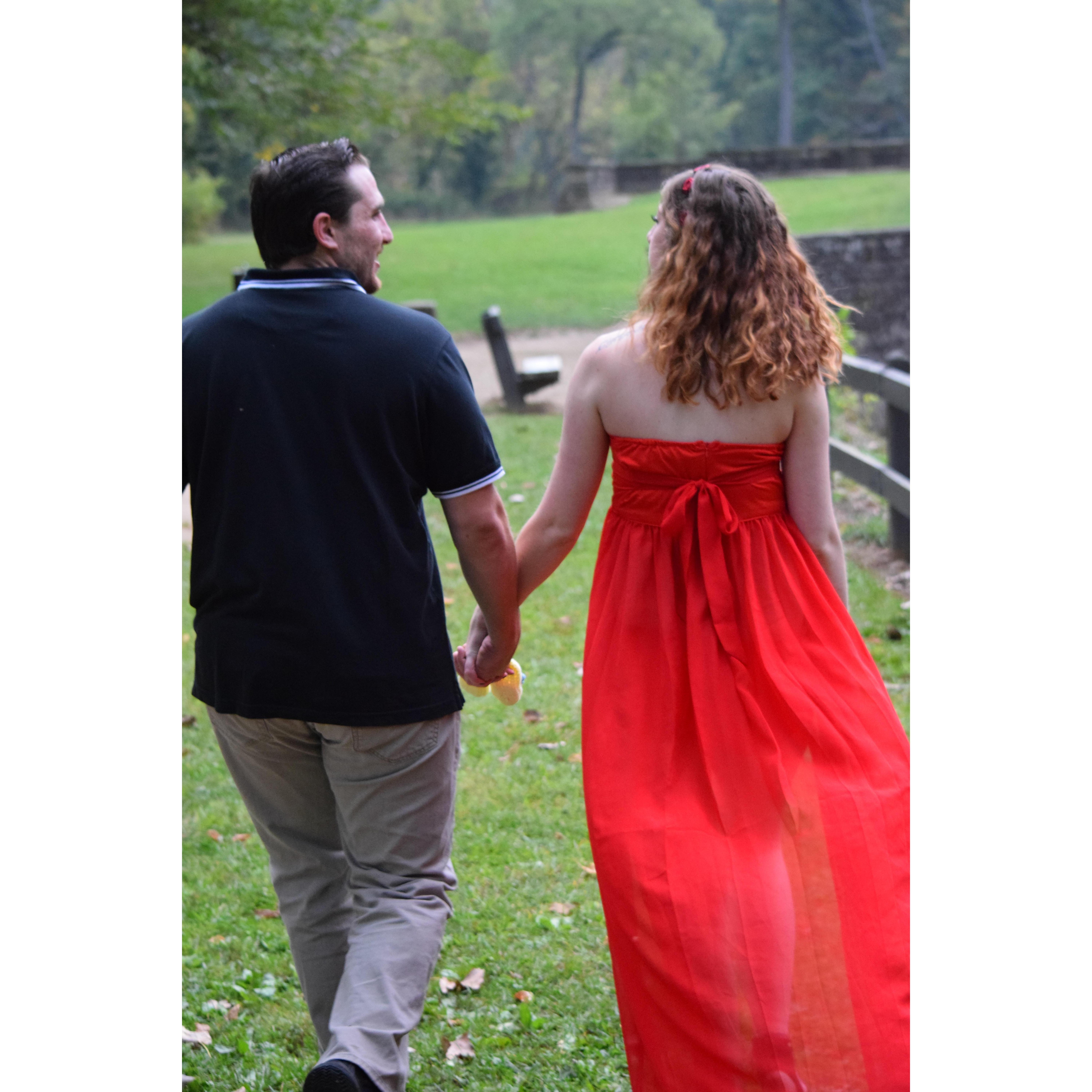 8 months pregnant
