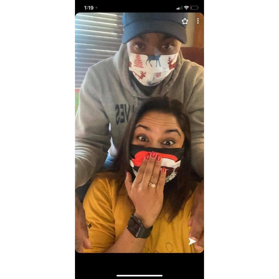 Twas Christmas morn, but Jordan couldn't deal. 
She needed coffee and a quick morning meal. 
She slept for a while, then woke with a squeal,
Saw AJ's smile, the ring, and said, "Is this for real?!"