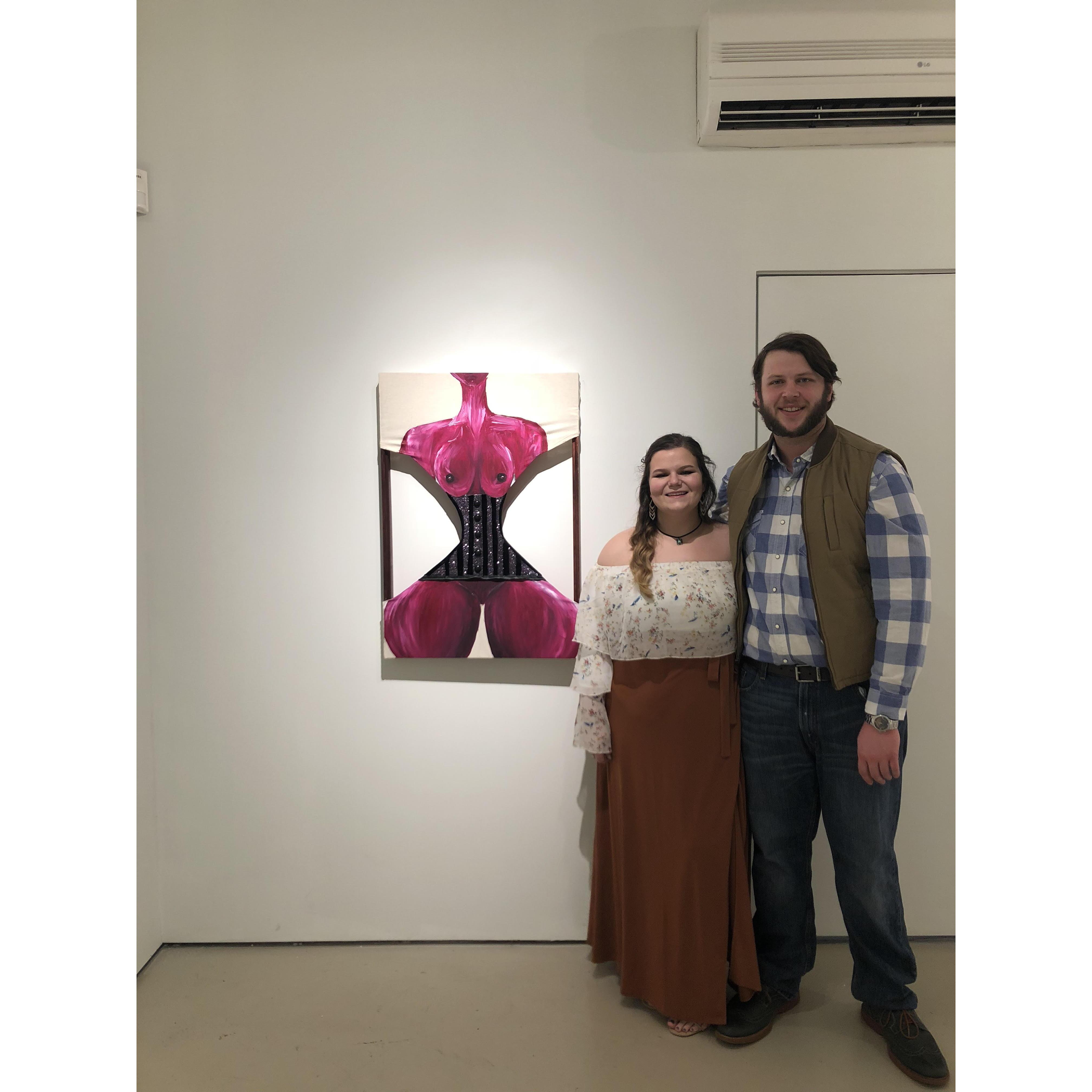 Bridgets art show