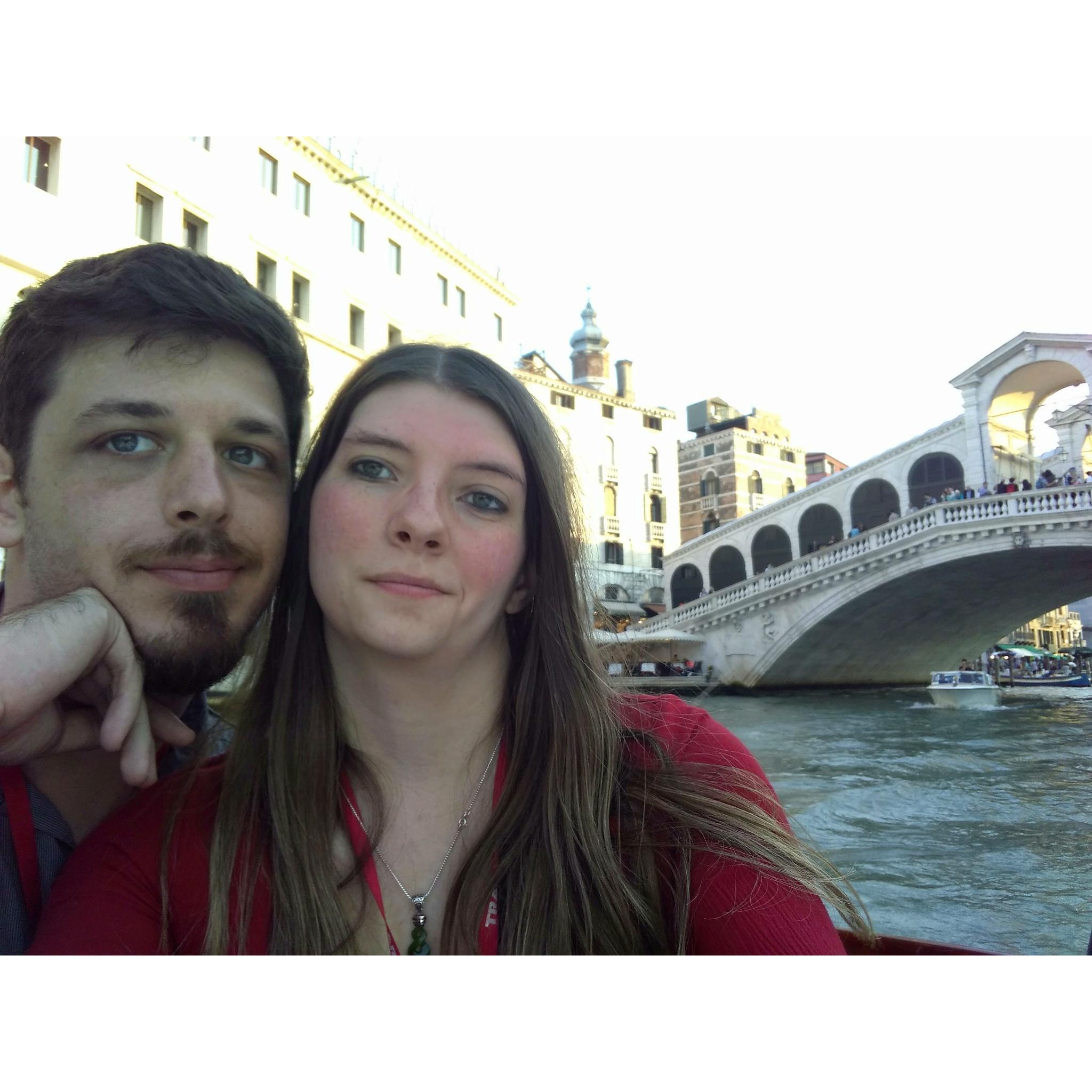Our magical gondola ride in Venice, Italy