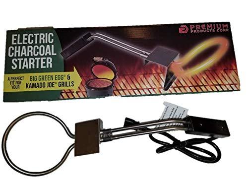 Premium Electric Charcoal Starter Products Perfect for Big Green Egg, Kamado Joe & Weber Kettle Grills - Adjustable Height, 600 Watt Strong and A One Year Warranty - Great for Lump Charcoal