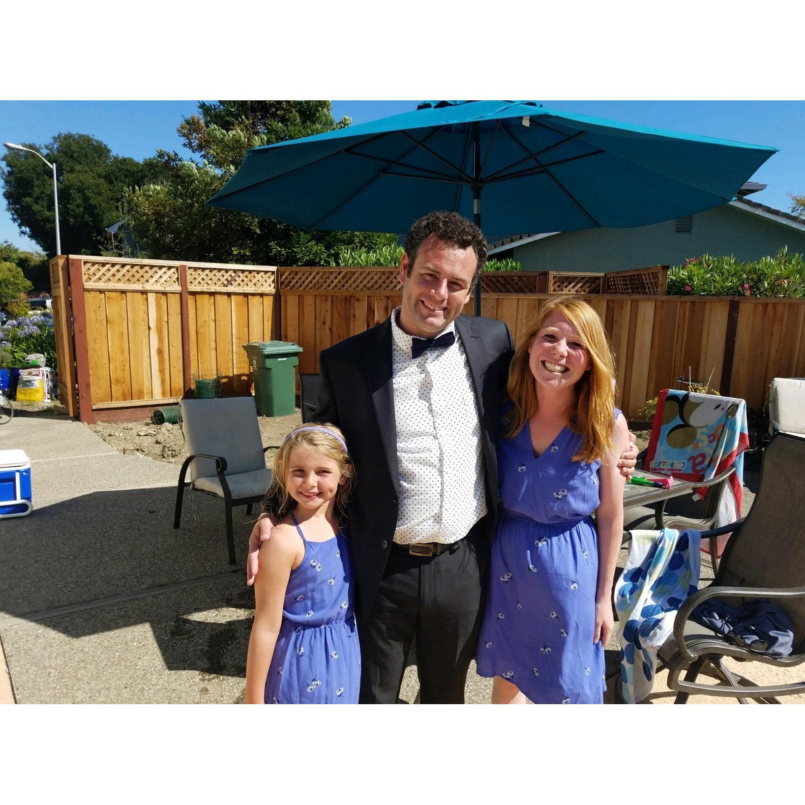 Getting fancy for Caylee's 7th birthday dinner. 2019