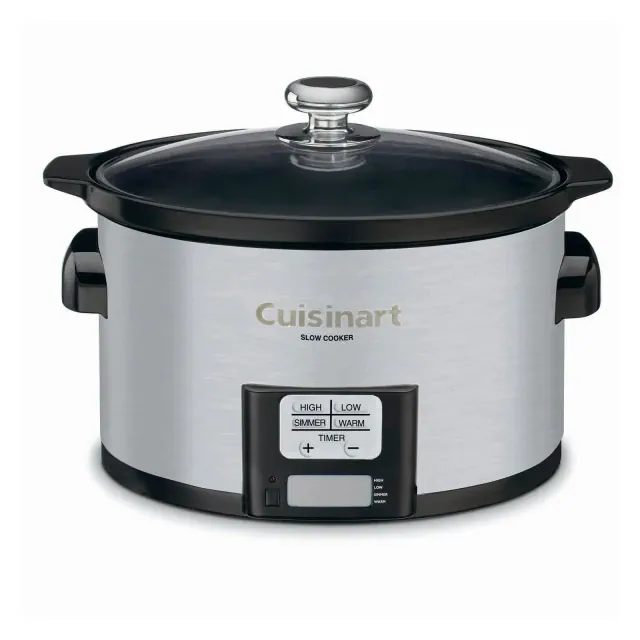Cuisinart 3.5 Quart Programmable Slow Cooker with Digital Controls - Brushed Stainless Steel
