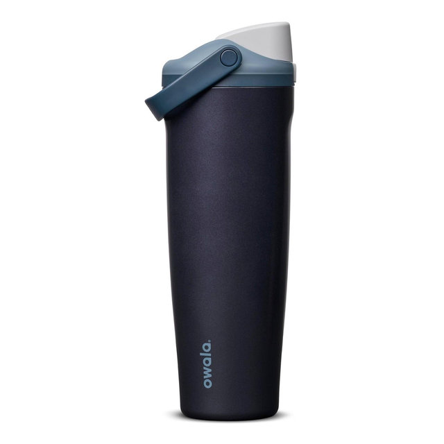 Owala 40 fl oz Stainless Steel FreeSip Sway Water Bottle - Blue Steel
