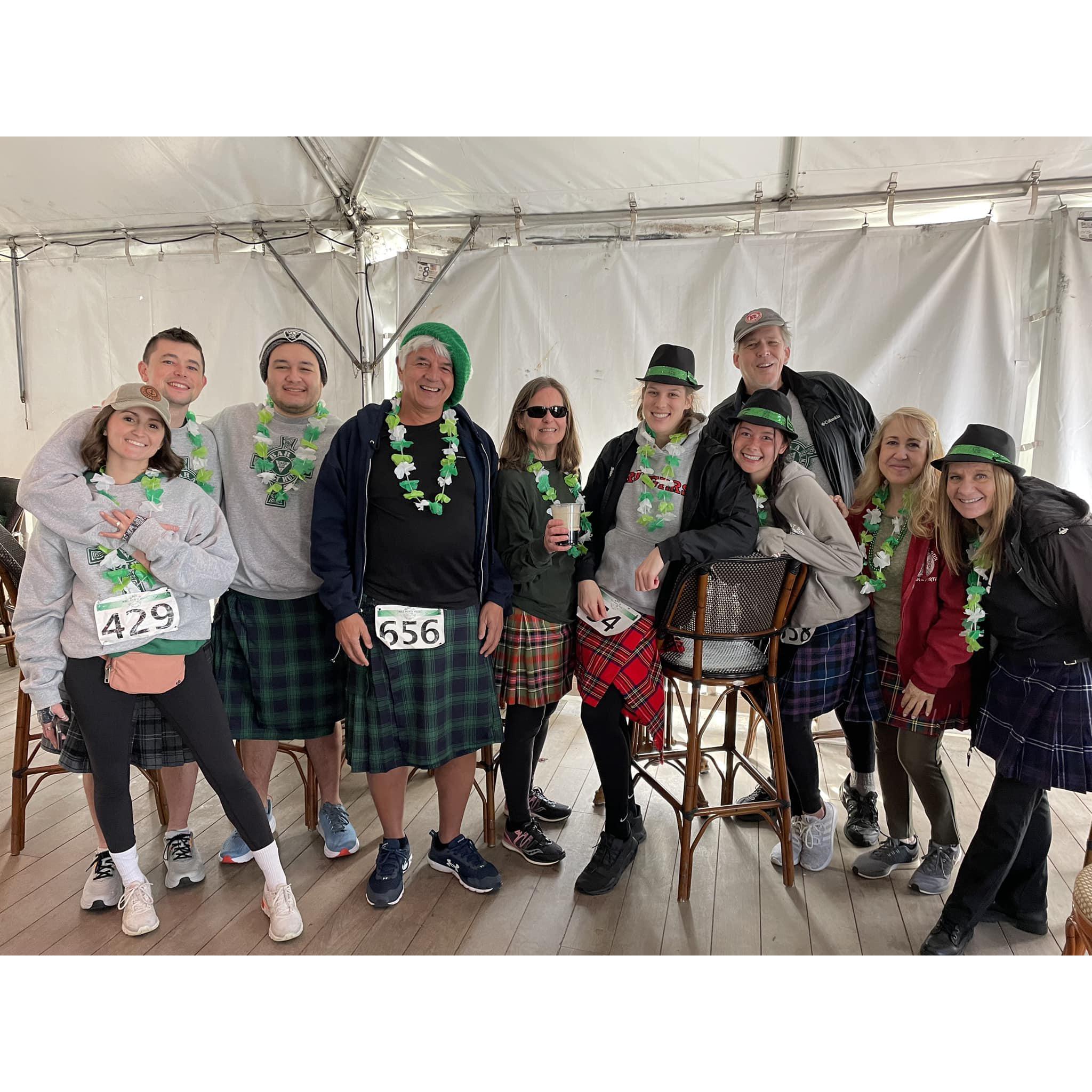 Annual Kilt Run with the Carlin's at Bar A